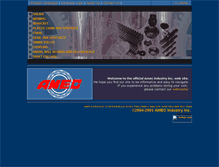 Tablet Screenshot of amecind.com